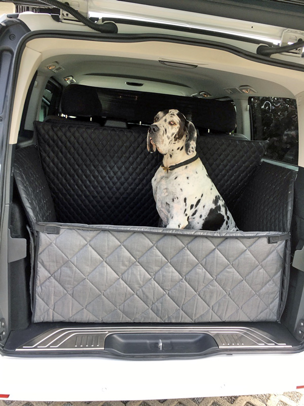 Kofferraumschutz Hund mit abnehmbarer Zusatzdecke - Hundedecke