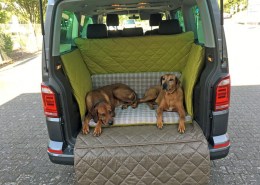 Hundetransport Kofferraum Schondecke VW T6 Hund